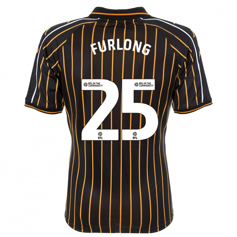 Danxen Damen James Furlong #25 Weiß Schwarz Auswärtstrikot Trikot 2025/26 T-Shirt Schweiz