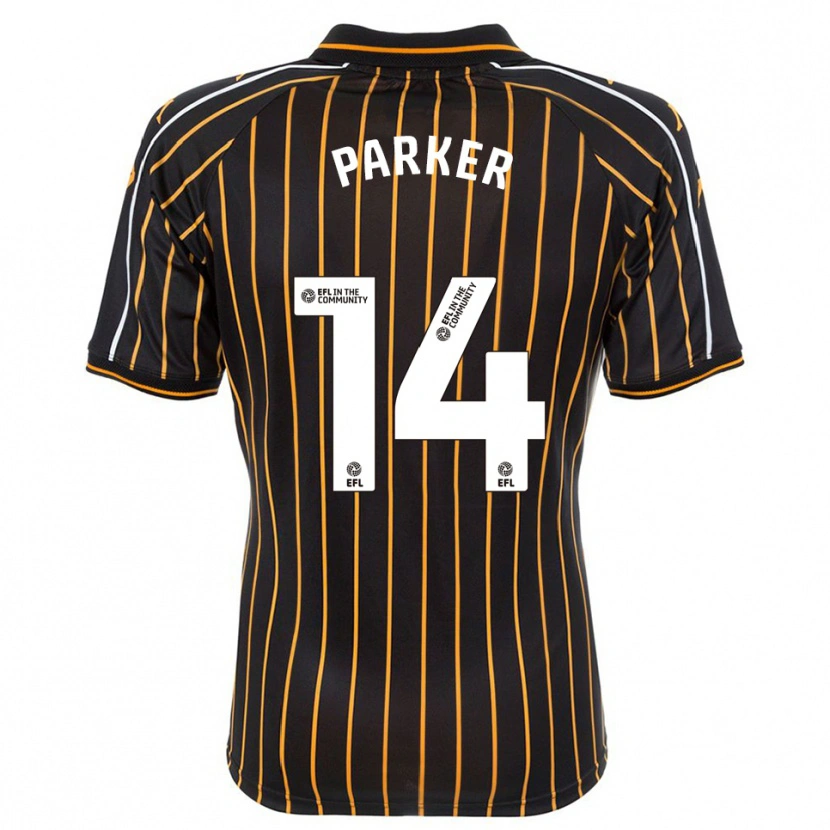 Danxen Damen Hugh Parker #14 Weiß Schwarz Auswärtstrikot Trikot 2025/26 T-Shirt Schweiz