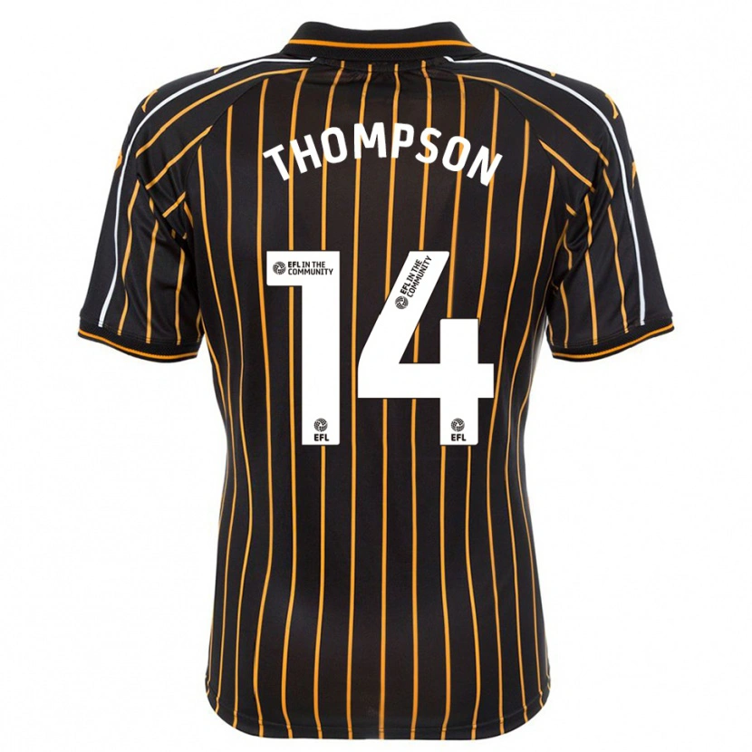 Danxen Damen Katie Thompson #14 Weiß Schwarz Auswärtstrikot Trikot 2025/26 T-Shirt Schweiz