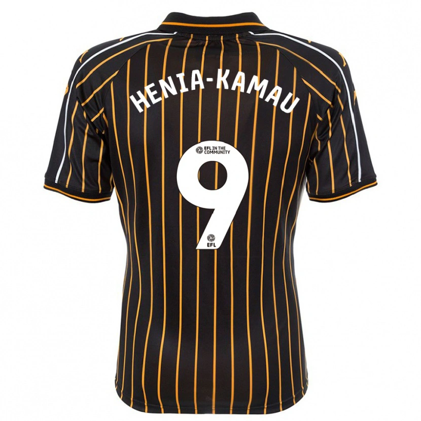 Danxen Damen Sammy Henia-Kamau #9 Weiß Schwarz Auswärtstrikot Trikot 2025/26 T-Shirt Schweiz