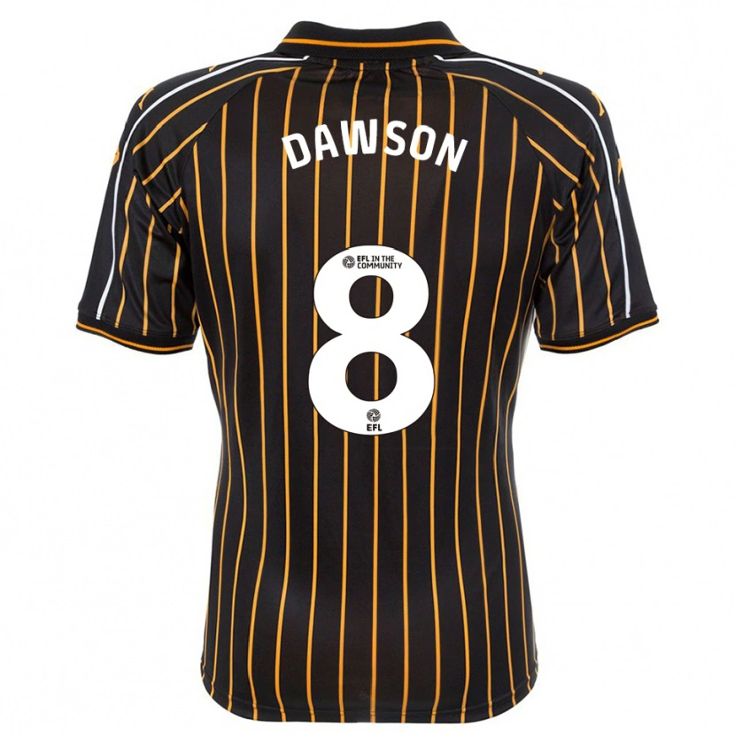 Danxen Damen Lucas Dawson #8 Weiß Schwarz Auswärtstrikot Trikot 2025/26 T-Shirt Schweiz