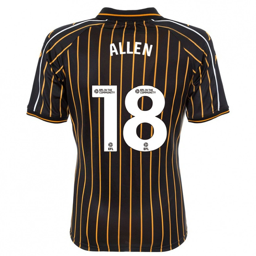 Danxen Damen Aaliyah Allen #18 Weiß Schwarz Auswärtstrikot Trikot 2025/26 T-Shirt Schweiz