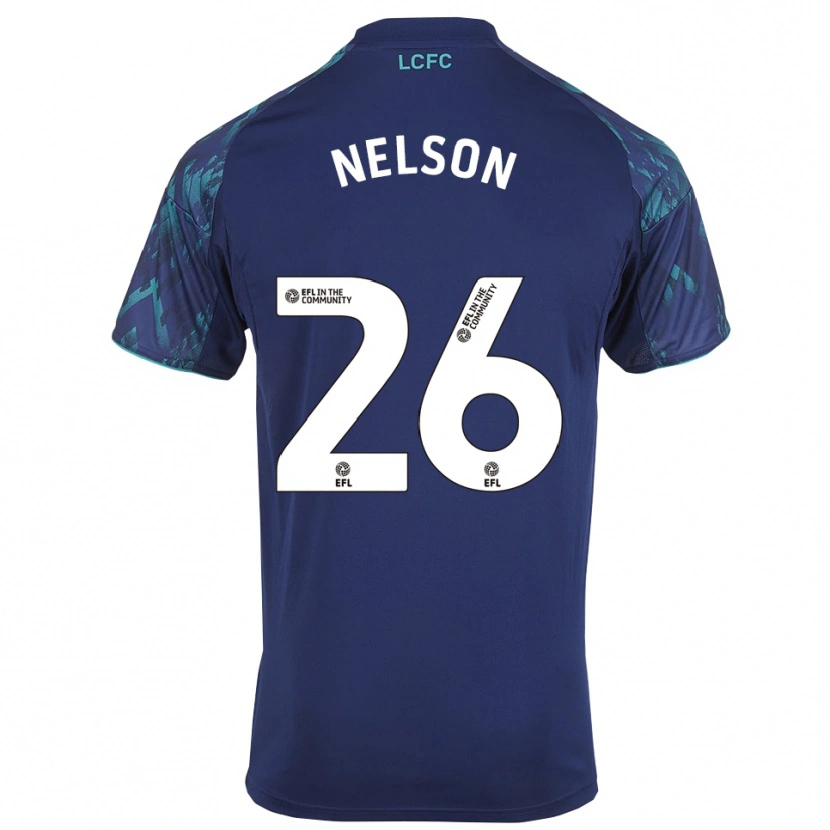 Danxen Damen Ben Nelson #26 Marinegrün Weiß Auswärtstrikot Trikot 2025/26 T-Shirt Schweiz