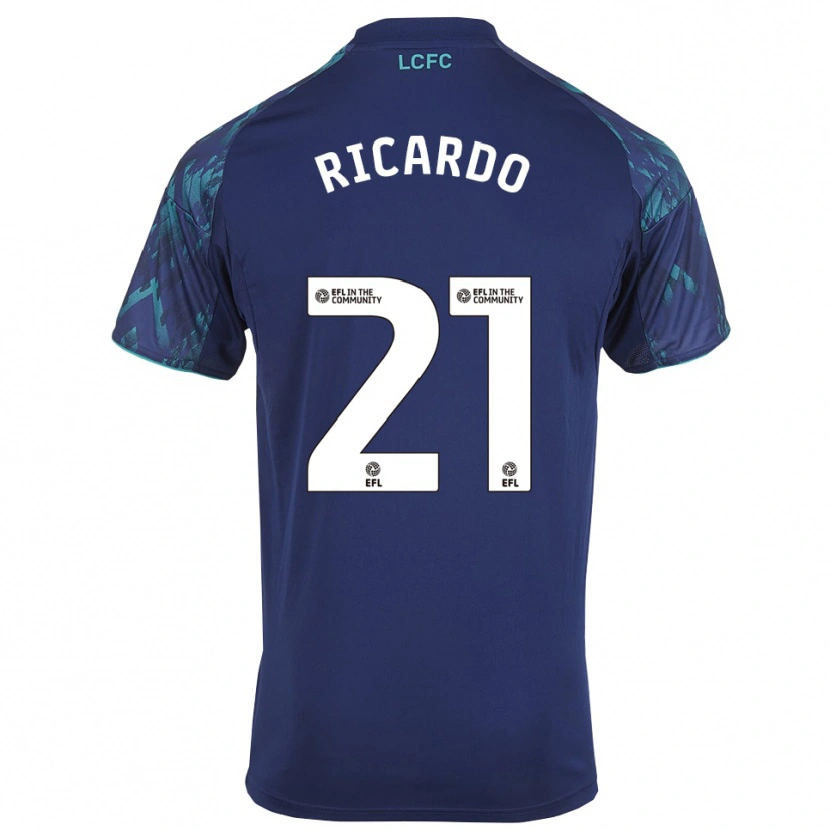Danxen Damen Ricardo Pereira #21 Marinegrün Weiß Auswärtstrikot Trikot 2025/26 T-Shirt Schweiz