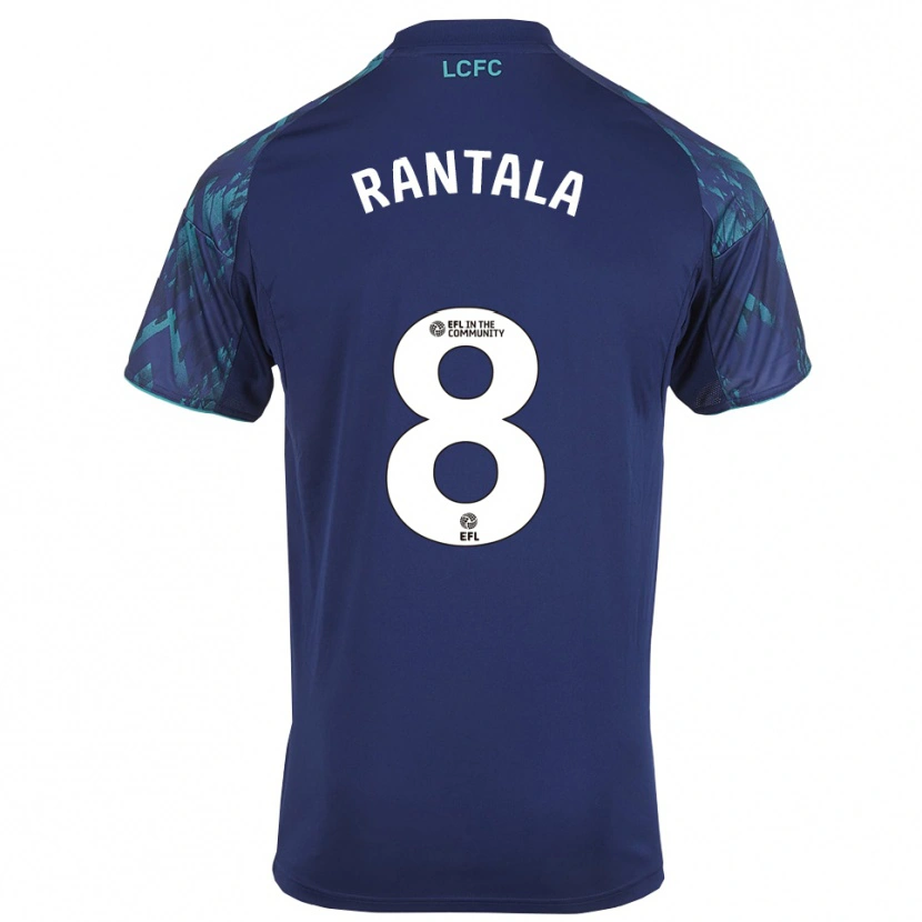 Danxen Damen Jutta Rantala #8 Marinegrün Weiß Auswärtstrikot Trikot 2025/26 T-Shirt Schweiz