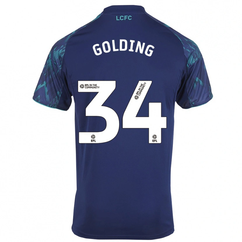 Danxen Damen Michael Golding #34 Marinegrün Weiß Auswärtstrikot Trikot 2025/26 T-Shirt Schweiz