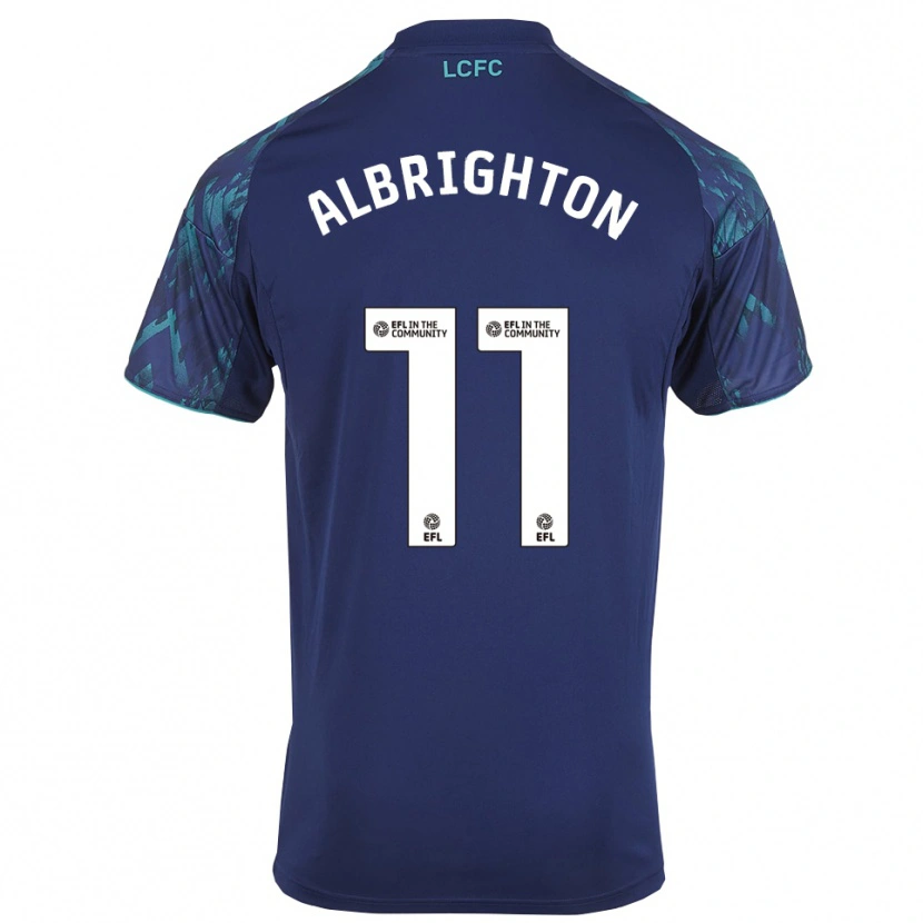 Danxen Damen Marc Albrighton #11 Marinegrün Weiß Auswärtstrikot Trikot 2025/26 T-Shirt Schweiz