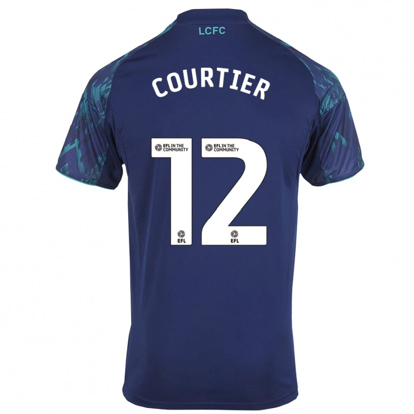 Danxen Damen Ben Courtier #12 Marinegrün Weiß Auswärtstrikot Trikot 2025/26 T-Shirt Schweiz