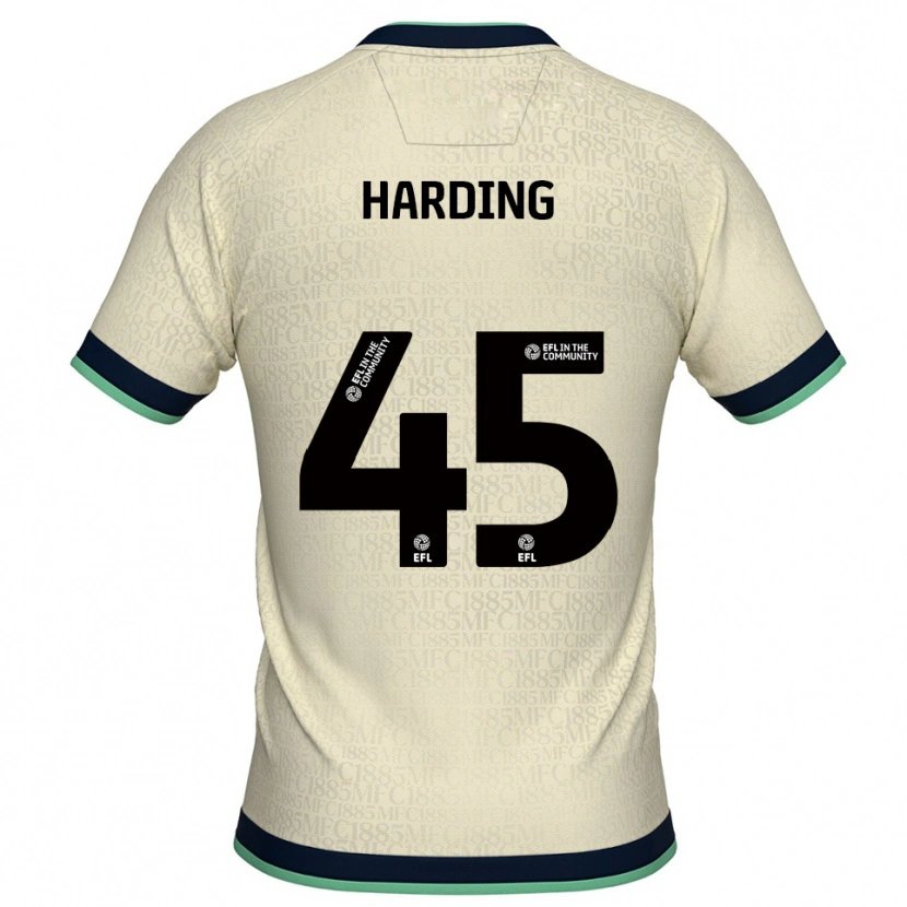 Danxen Damen Wes Harding #45 Champagner Marine Auswärtstrikot Trikot 2025/26 T-Shirt Schweiz