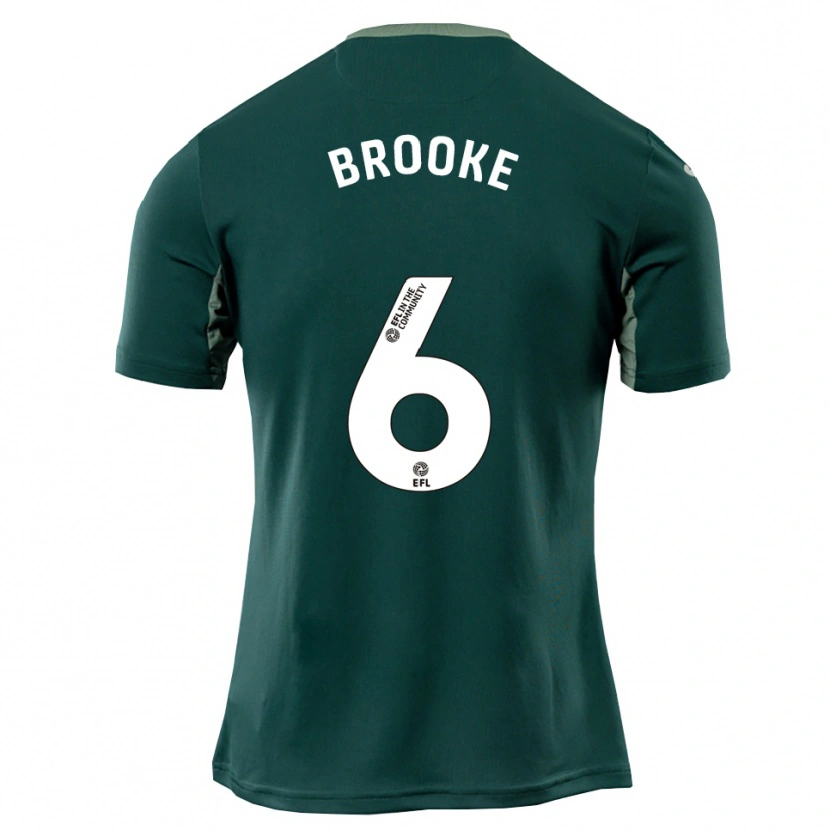 Danxen Damen Harry Brooke #6 Grün Weiß Lila Auswärtstrikot Trikot 2025/26 T-Shirt Schweiz