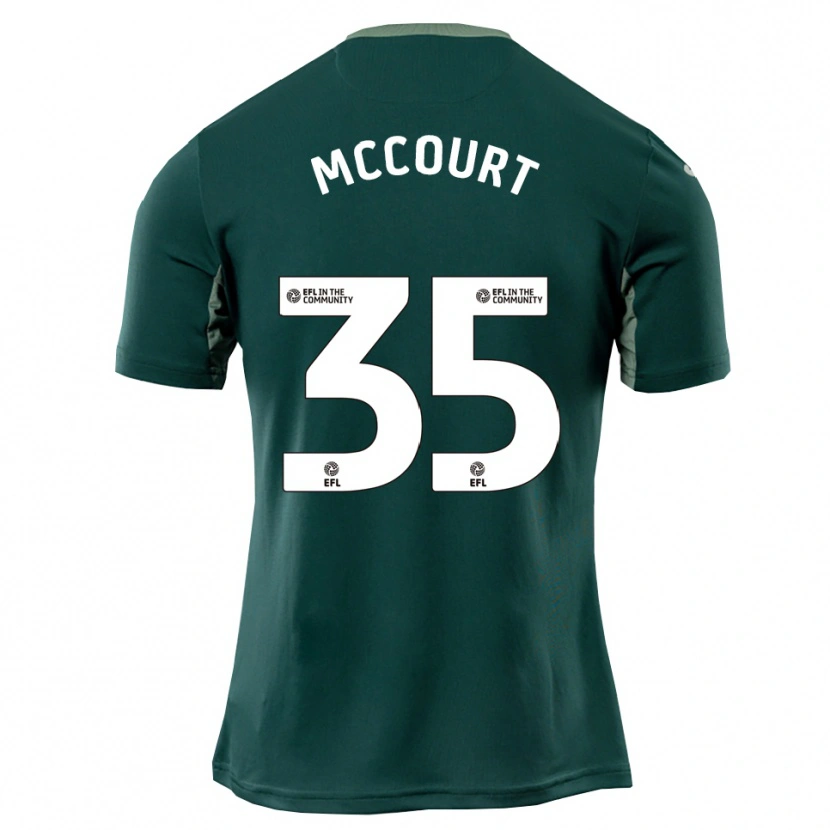 Danxen Damen Glenn Mccourt #35 Grün Weiß Lila Auswärtstrikot Trikot 2025/26 T-Shirt Schweiz