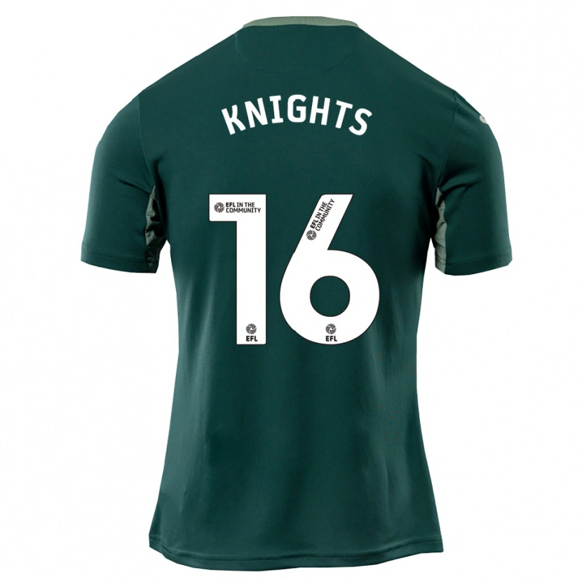 Danxen Damen Katie Knights #16 Grün Weiß Lila Auswärtstrikot Trikot 2025/26 T-Shirt Schweiz