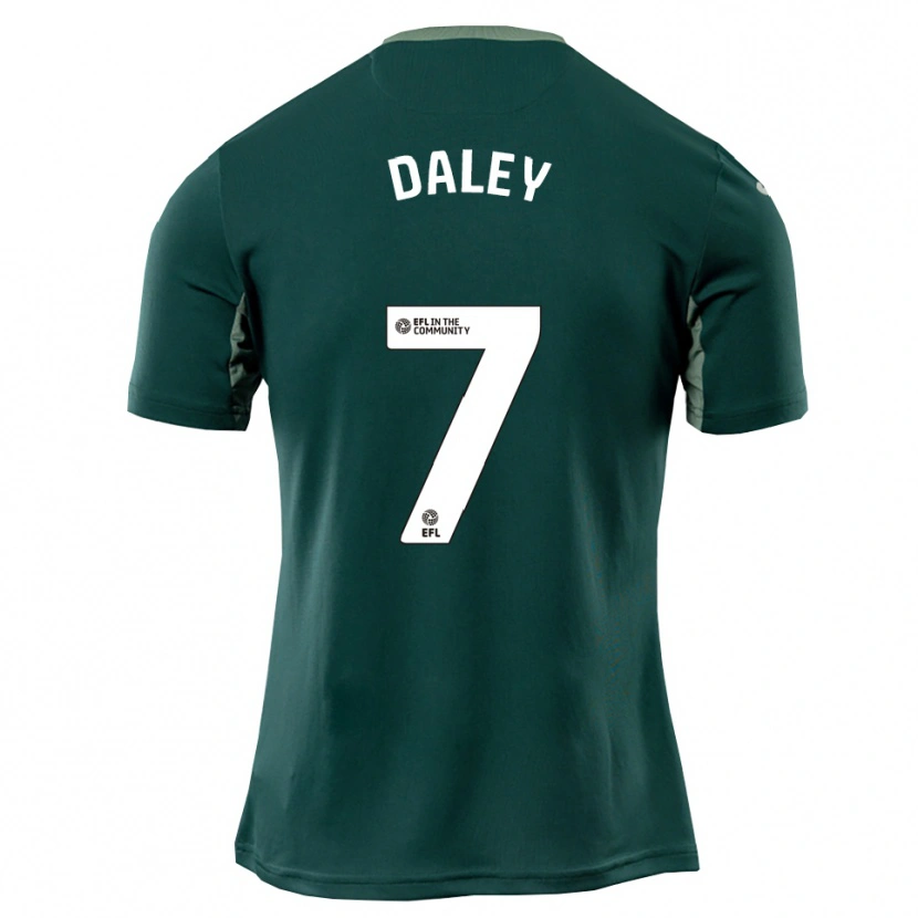 Danxen Damen Damari Daley #7 Grün Weiß Lila Auswärtstrikot Trikot 2025/26 T-Shirt Schweiz