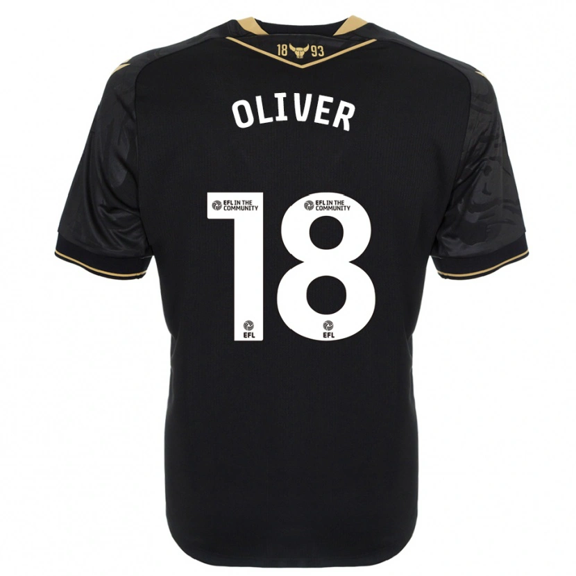 Danxen Damen Taome Oliver #18 Schwarz Gold Auswärtstrikot Trikot 2025/26 T-Shirt Schweiz