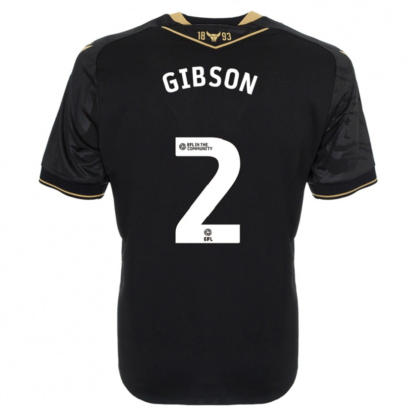 Danxen Damen Nic Gibson #2 Schwarz Gold Auswärtstrikot Trikot 2025/26 T-Shirt Schweiz