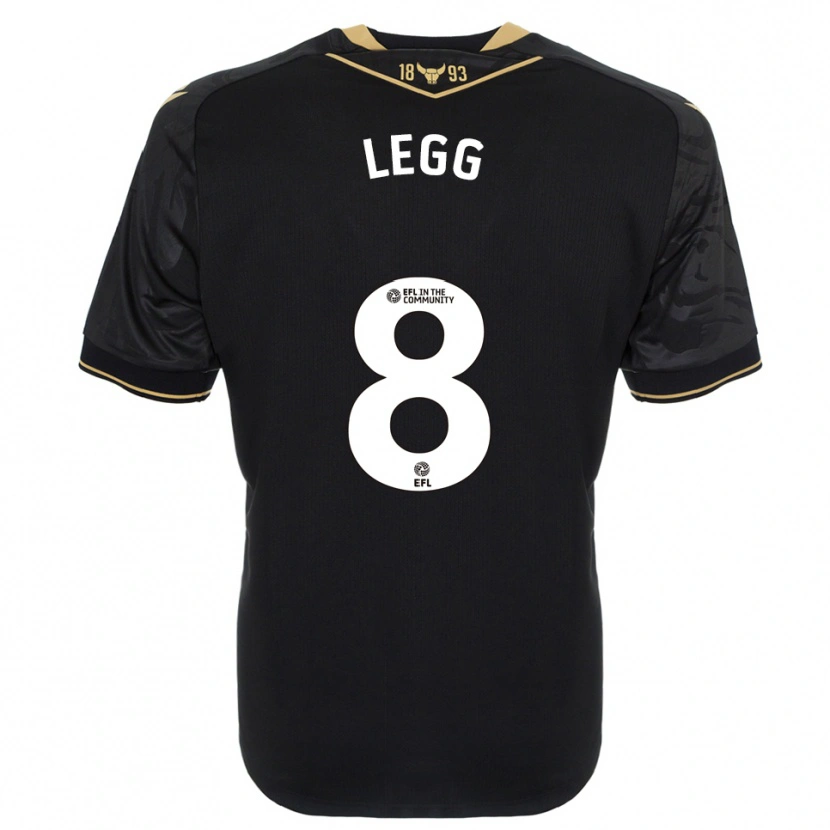 Danxen Damen Jenna Legg #8 Schwarz Gold Auswärtstrikot Trikot 2025/26 T-Shirt Schweiz