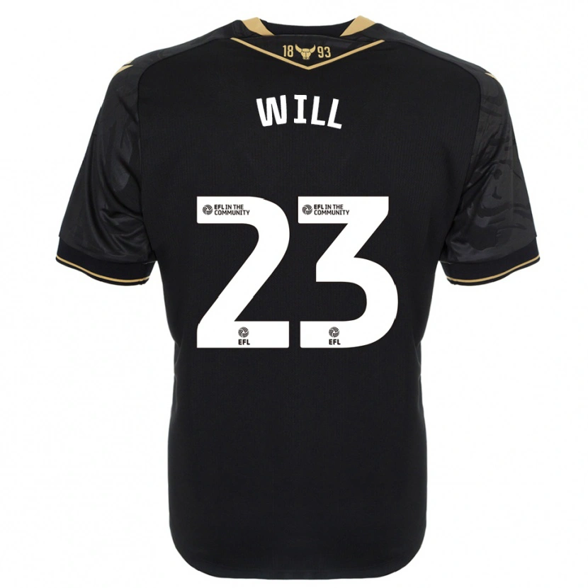 Danxen Damen Merrick Will #23 Schwarz Gold Auswärtstrikot Trikot 2025/26 T-Shirt Schweiz