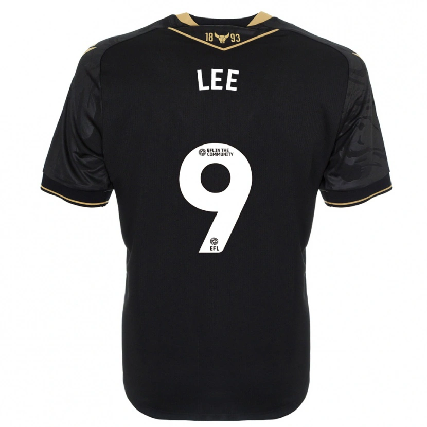 Danxen Damen Jack Lee #9 Schwarz Gold Auswärtstrikot Trikot 2025/26 T-Shirt Schweiz