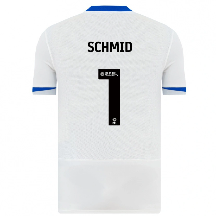 Danxen Damen Nicolas Schmid #1 Weiß Schwarz Auswärtstrikot Trikot 2025/26 T-Shirt Schweiz