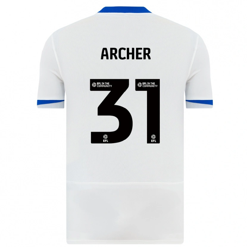 Danxen Damen Jordan Archer #31 Weiß Schwarz Auswärtstrikot Trikot 2025/26 T-Shirt Schweiz