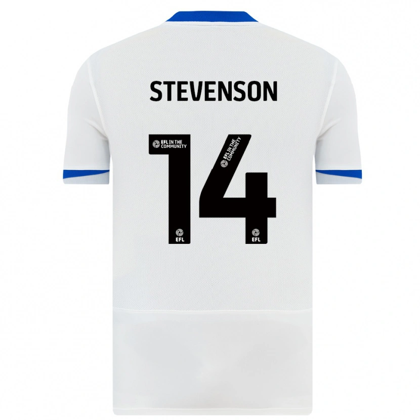 Danxen Damen Ben Stevenson #14 Weiß Schwarz Auswärtstrikot Trikot 2025/26 T-Shirt Schweiz