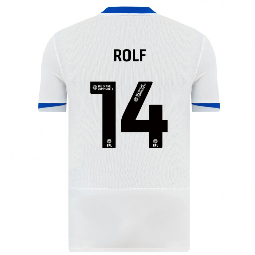 Danxen Damen Annie Rolf #14 Weiß Schwarz Auswärtstrikot Trikot 2025/26 T-Shirt Schweiz