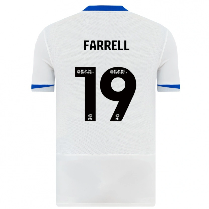 Danxen Damen Jacob Farrell #19 Weiß Schwarz Auswärtstrikot Trikot 2025/26 T-Shirt Schweiz