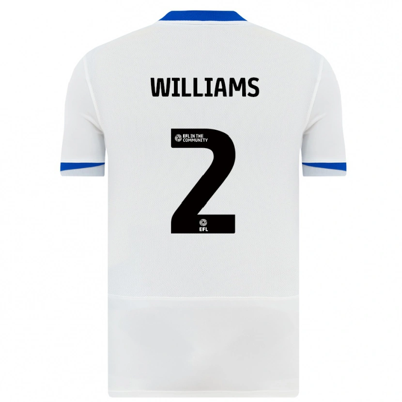 Danxen Damen Jordan Williams #2 Weiß Schwarz Auswärtstrikot Trikot 2025/26 T-Shirt Schweiz