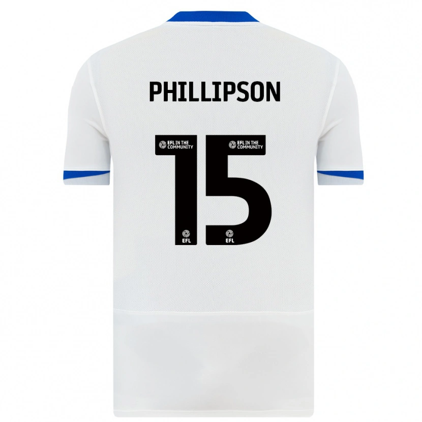 Danxen Damen Ben Phillipson #15 Weiß Schwarz Auswärtstrikot Trikot 2025/26 T-Shirt Schweiz