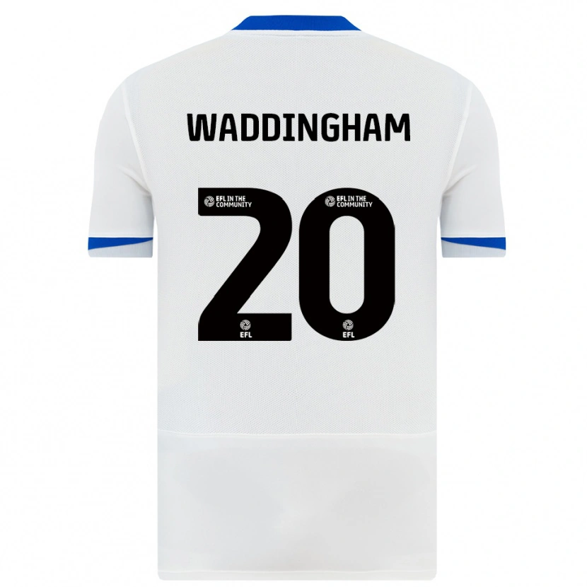 Danxen Damen Thomas Waddingham #20 Weiß Schwarz Auswärtstrikot Trikot 2025/26 T-Shirt Schweiz