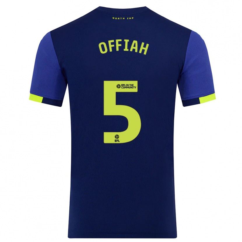 Danxen Damen Odeluga Offiah #5 Marine Gelb Auswärtstrikot Trikot 2025/26 T-Shirt Schweiz