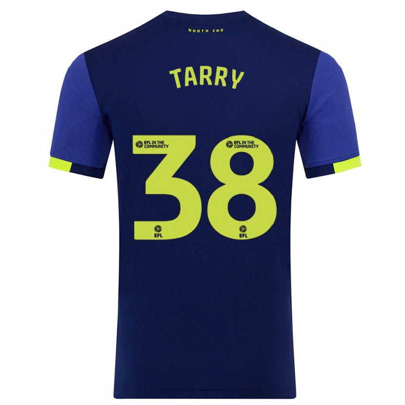 Danxen Damen Troy Tarry #38 Marine Gelb Auswärtstrikot Trikot 2025/26 T-Shirt Schweiz