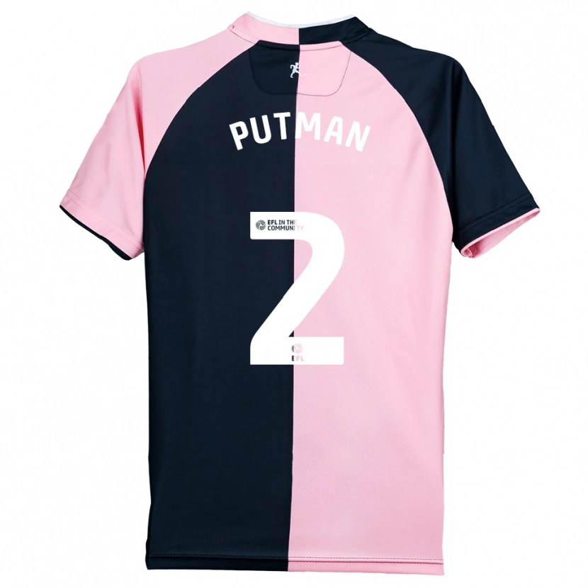 Danxen Damen Jaiden Putman #2 Pink Schwarz Auswärtstrikot Trikot 2025/26 T-Shirt Schweiz
