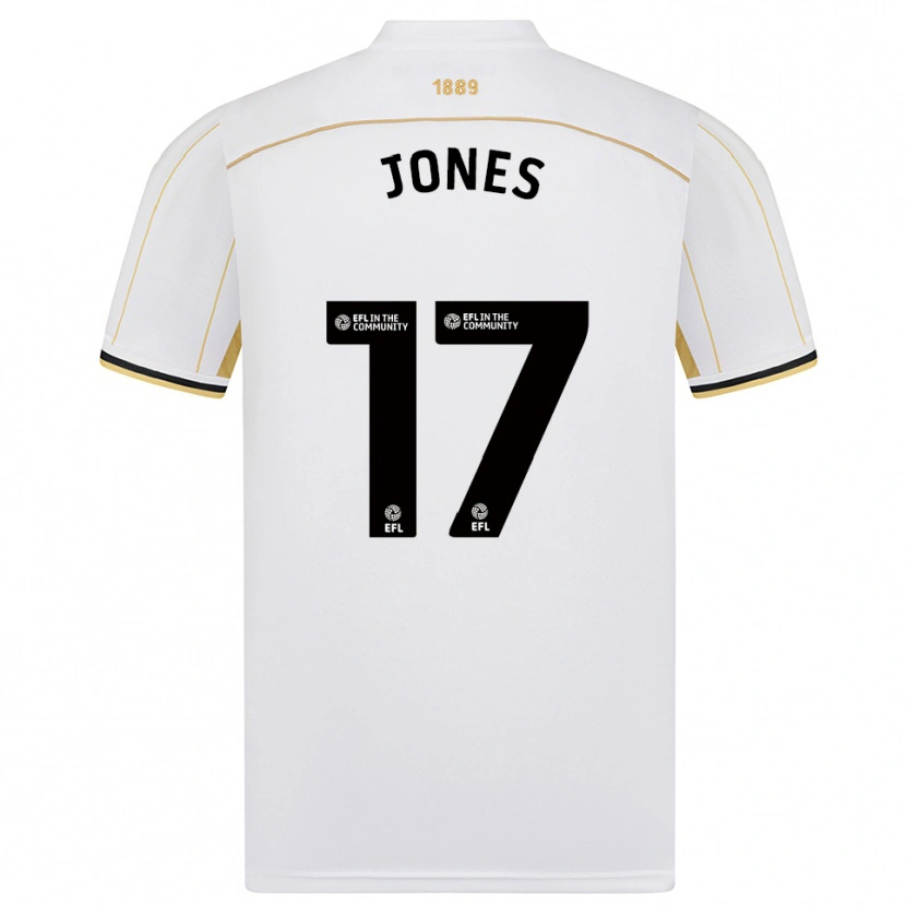 Danxen Damen Frankie Jones #17 Weiß Gold Auswärtstrikot Trikot 2025/26 T-Shirt Schweiz