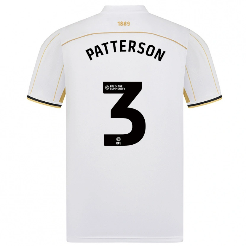 Danxen Damen Lennon Patterson #3 Weiß Gold Auswärtstrikot Trikot 2025/26 T-Shirt Schweiz