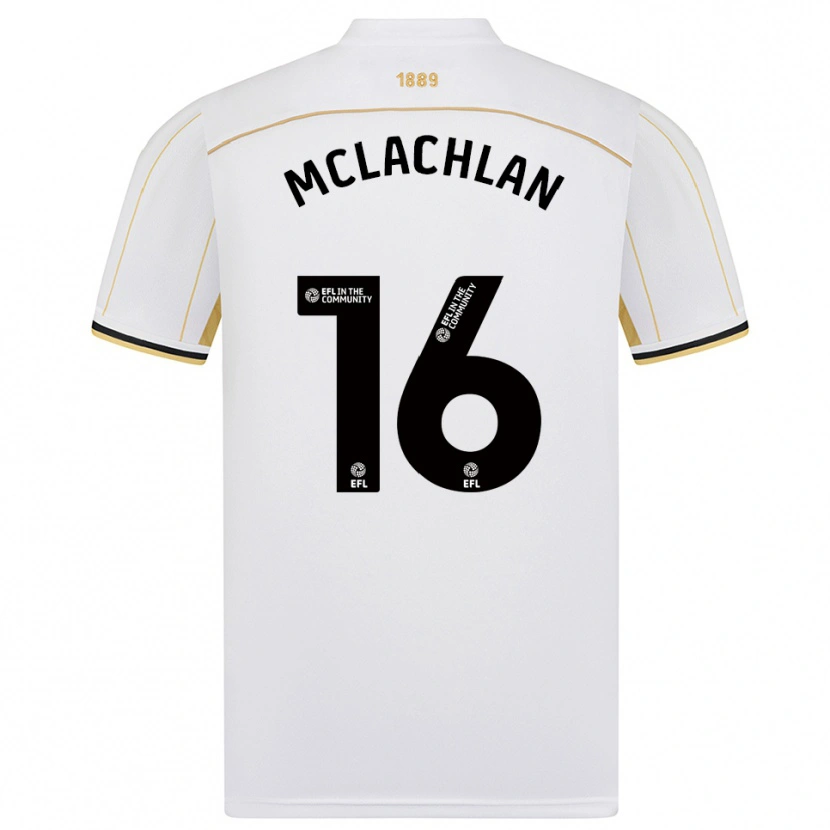 Danxen Damen Riley Mclachlan #16 Weiß Gold Auswärtstrikot Trikot 2025/26 T-Shirt Schweiz
