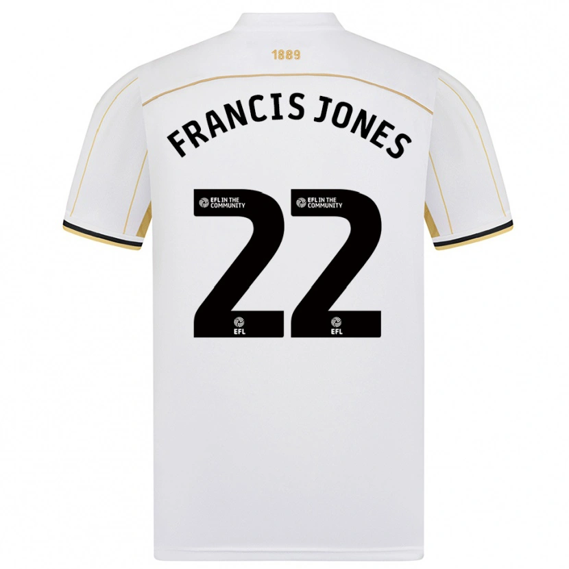 Danxen Damen Maria Francis-Jones #22 Weiß Gold Auswärtstrikot Trikot 2025/26 T-Shirt Schweiz