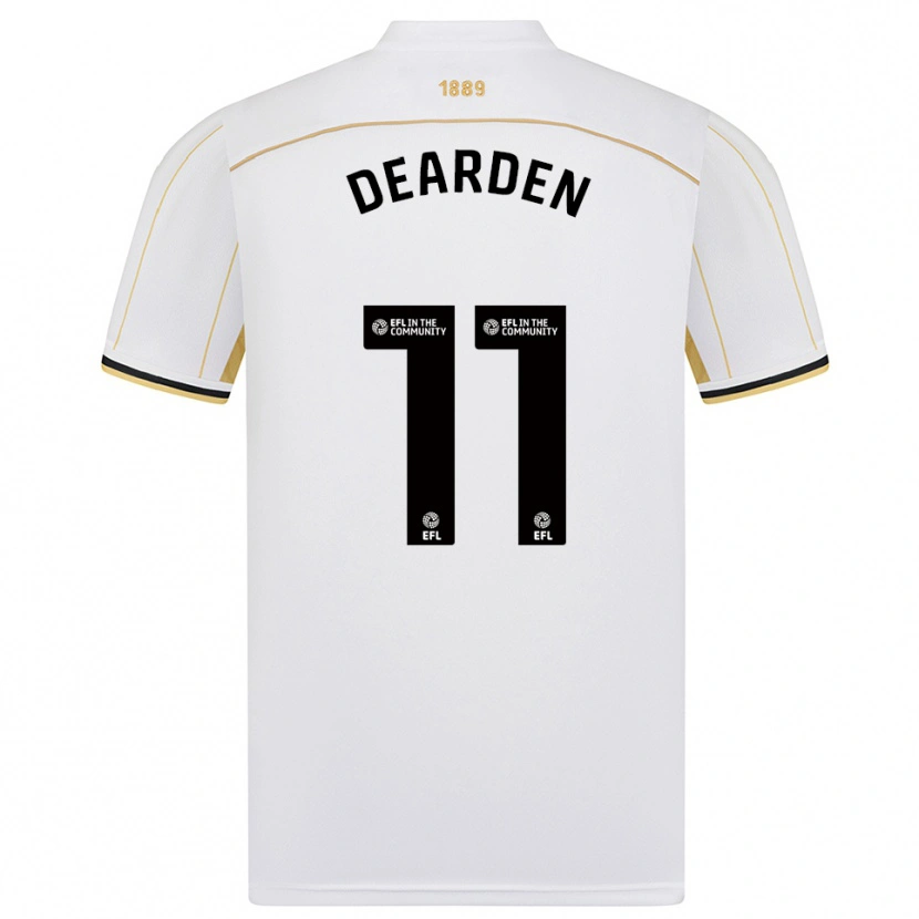 Danxen Damen Tom Dearden #11 Weiß Gold Auswärtstrikot Trikot 2025/26 T-Shirt Schweiz