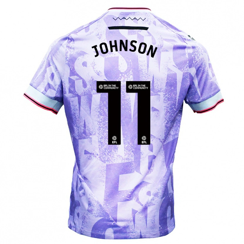 Danxen Damen Reece Johnson #11 Lila Weiß Auswärtstrikot Trikot 2025/26 T-Shirt Schweiz
