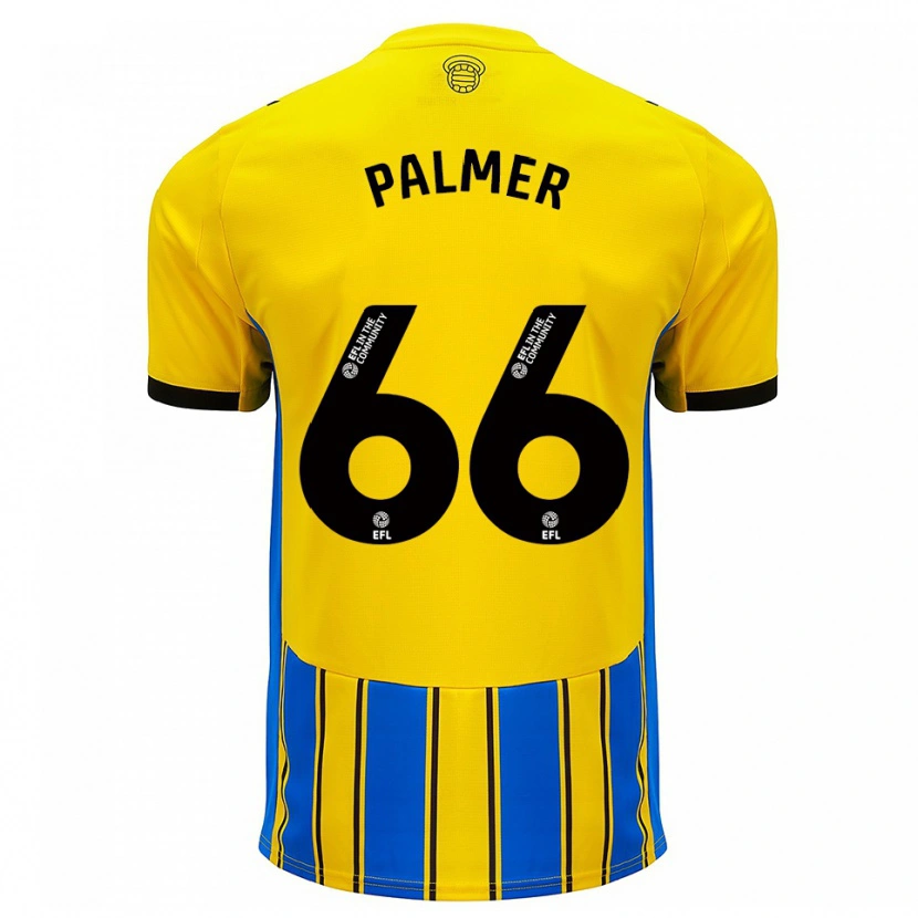 Danxen Damen Aimee Palmer #66 Blau Gelb Auswärtstrikot Trikot 2025/26 T-Shirt Schweiz