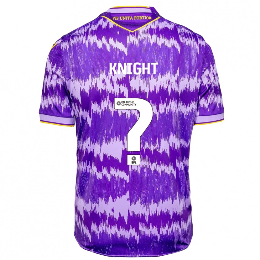 Danxen Damen Lucas Knight #0 Lila Gelb Auswärtstrikot Trikot 2025/26 T-Shirt Schweiz