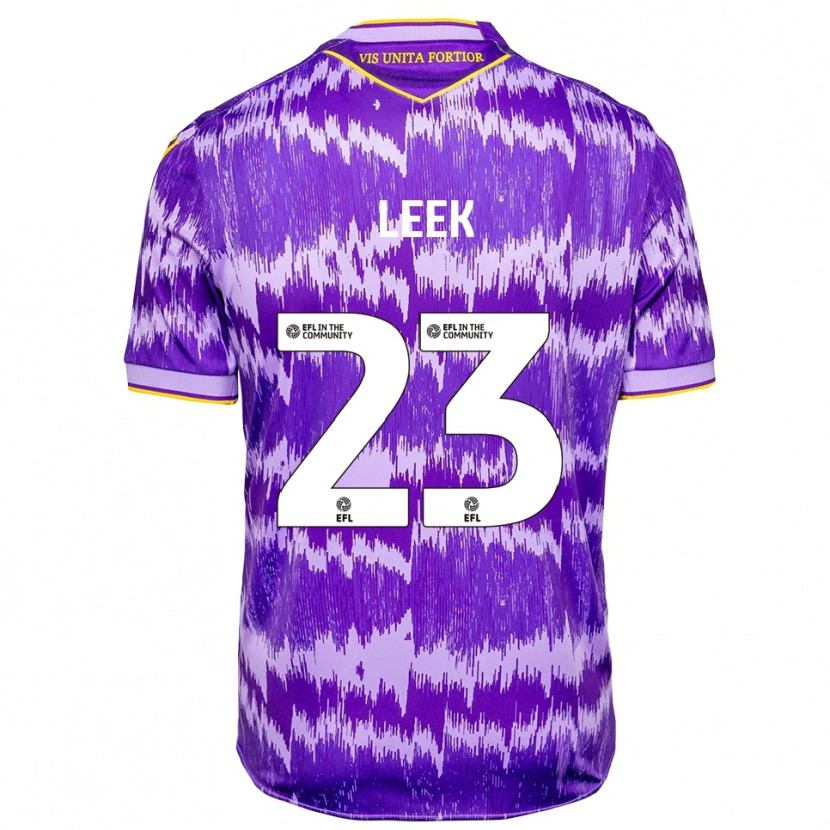 Danxen Damen Ellie Leek #23 Lila Gelb Auswärtstrikot Trikot 2025/26 T-Shirt Schweiz