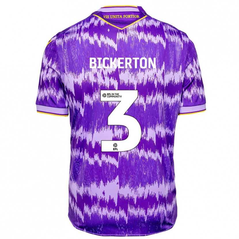 Danxen Damen Josh Bickerton #3 Lila Gelb Auswärtstrikot Trikot 2025/26 T-Shirt Schweiz