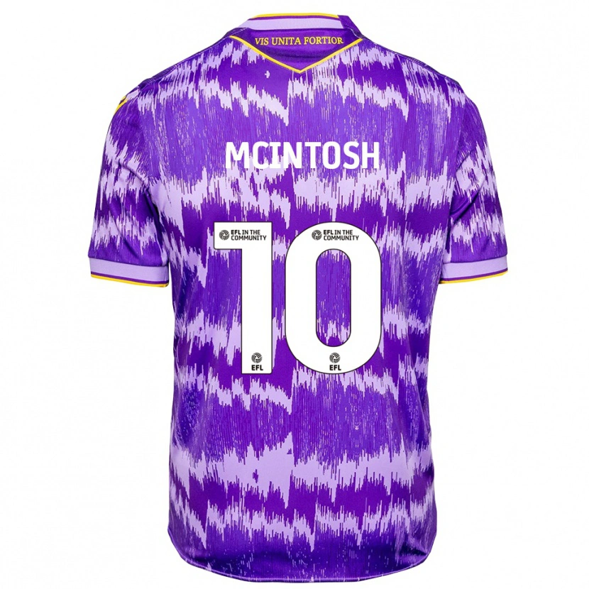 Danxen Damen Ruben Mcintosh #10 Lila Gelb Auswärtstrikot Trikot 2025/26 T-Shirt Schweiz