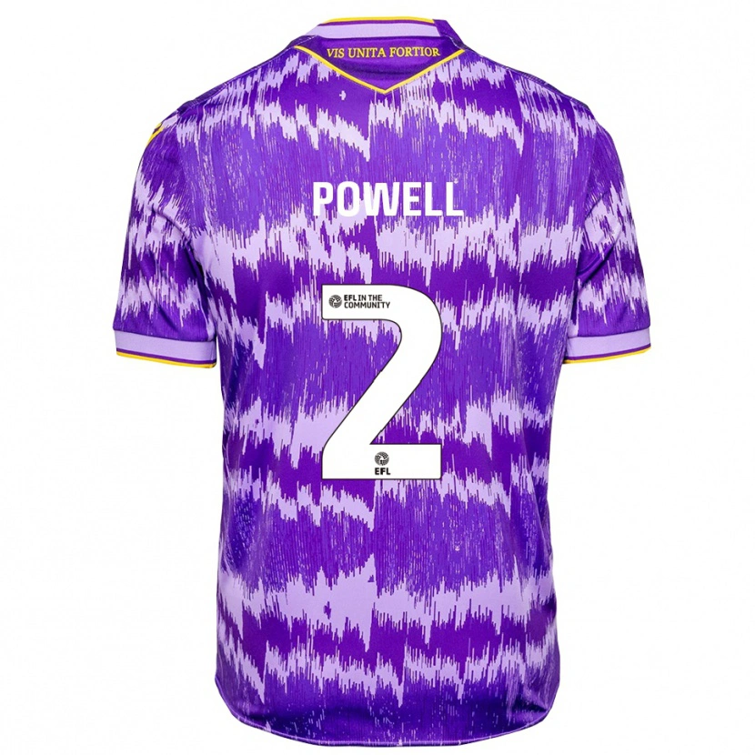 Danxen Damen Owen Powell #2 Lila Gelb Auswärtstrikot Trikot 2025/26 T-Shirt Schweiz