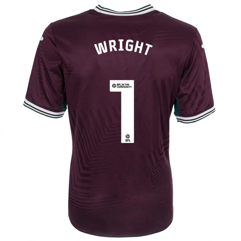 Danxen Damen Tom Wright #1 Rostrot Weiß Auswärtstrikot Trikot 2025/26 T-Shirt Schweiz