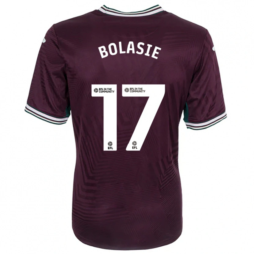 Danxen Damen Yannick Bolasie #17 Rostrot Weiß Auswärtstrikot Trikot 2025/26 T-Shirt Schweiz