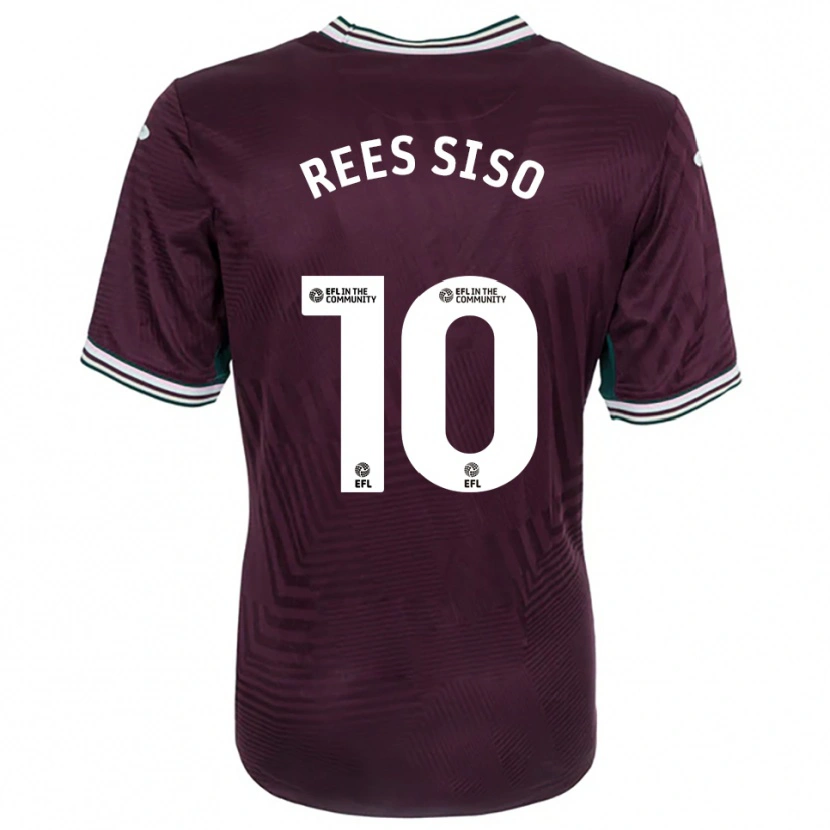 Danxen Damen Ramon Rees-Siso #10 Rostrot Weiß Auswärtstrikot Trikot 2025/26 T-Shirt Schweiz