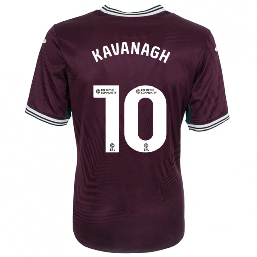 Danxen Damen Reece Kavanagh #10 Rostrot Weiß Auswärtstrikot Trikot 2025/26 T-Shirt Schweiz
