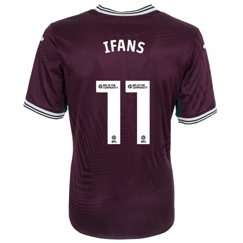 Danxen Damen Caio Ifans #11 Rostrot Weiß Auswärtstrikot Trikot 2025/26 T-Shirt Schweiz